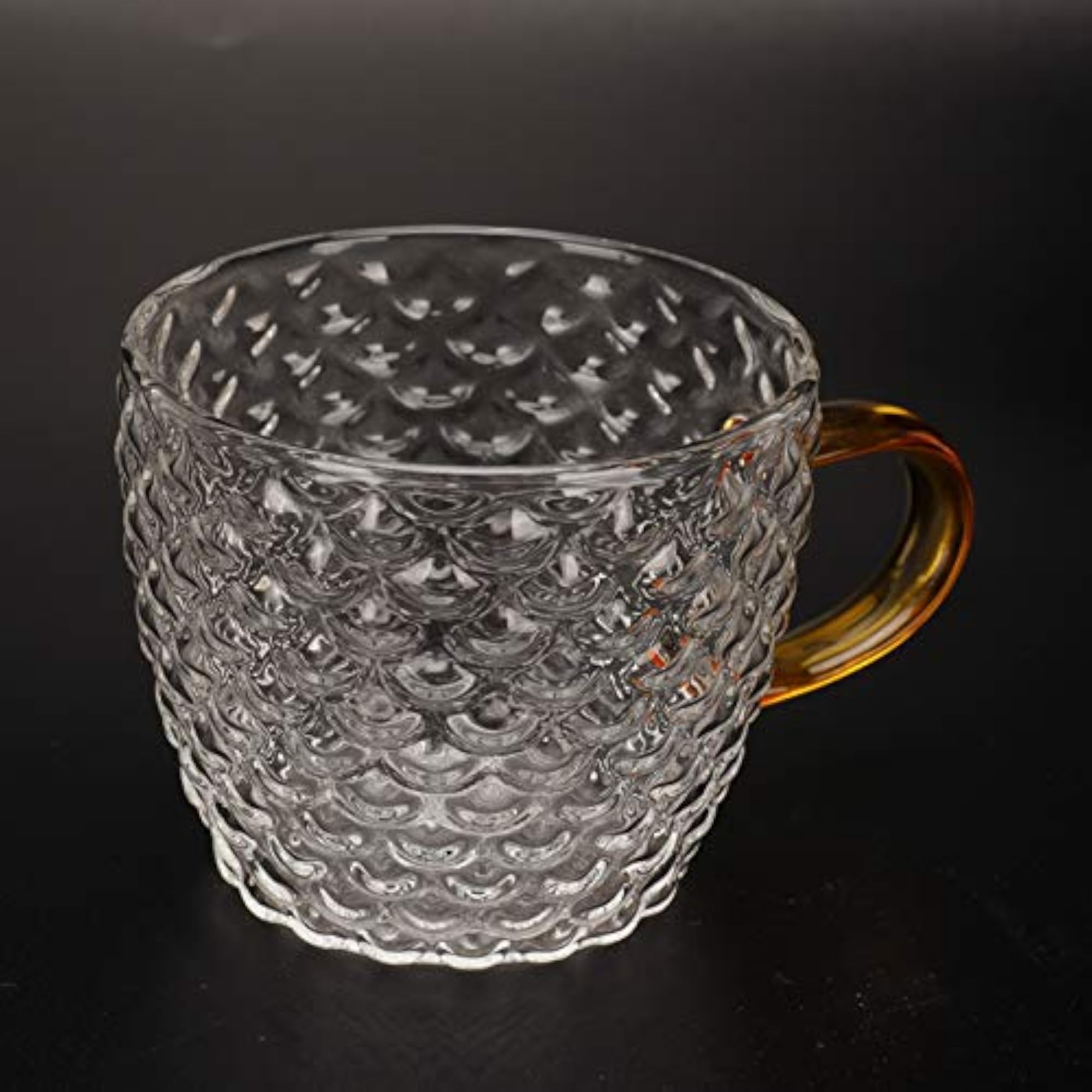 Comfortable Glass Cup Set, 6 Pcs for Various Uses