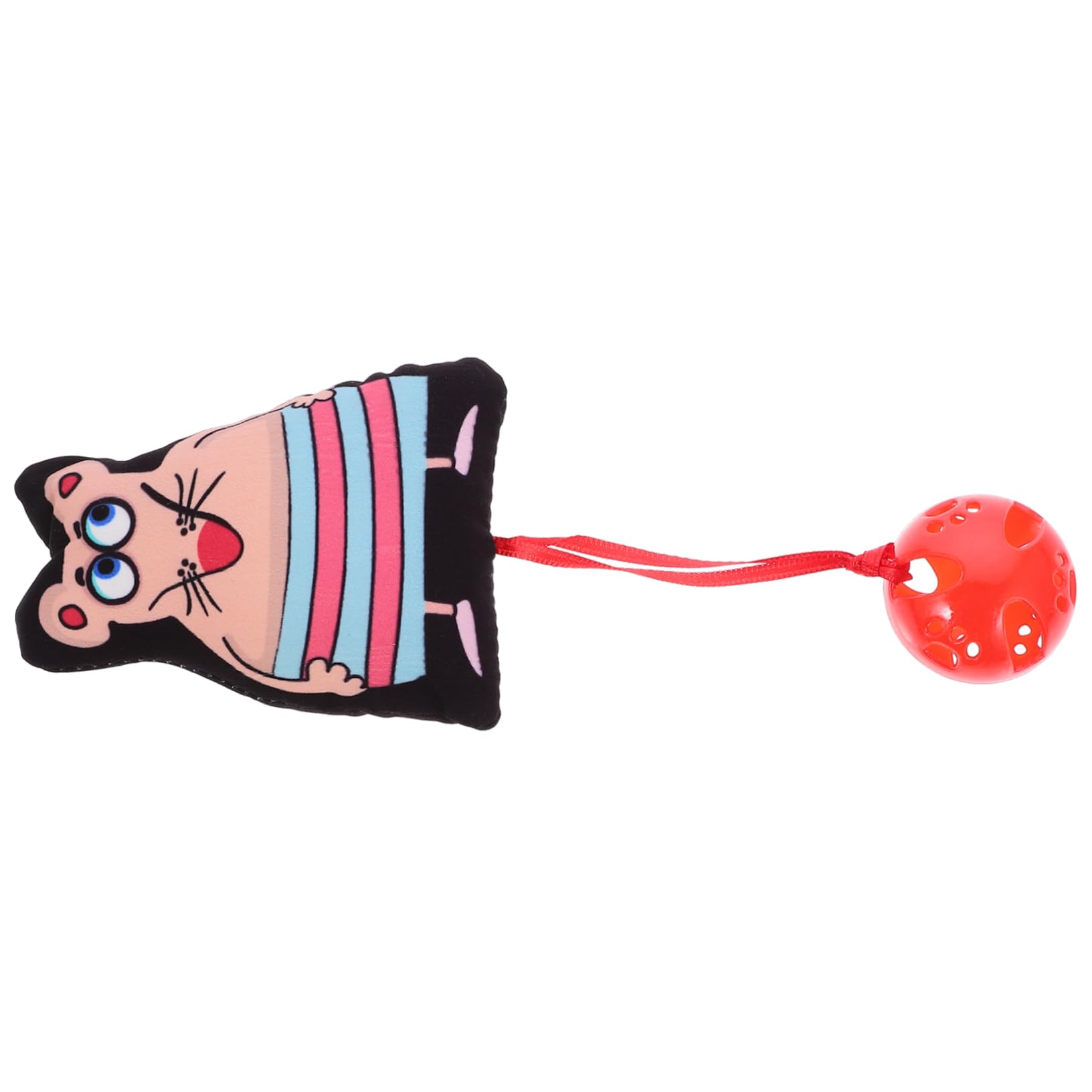 Parliky Plush Cat Mouse with Bell Interactive Teasing for Indoor Cats Fun Activity for Kittens Encourages Exercise and Keeps Cats Engaged for Playtime