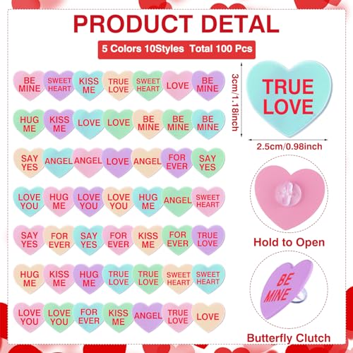 Image of Ceenna 100 Pcs Enamel Pins Bulk Lapel Pins Brooches Decoration Gift for Backpack Clothes Women Mothers Teachers Nurse