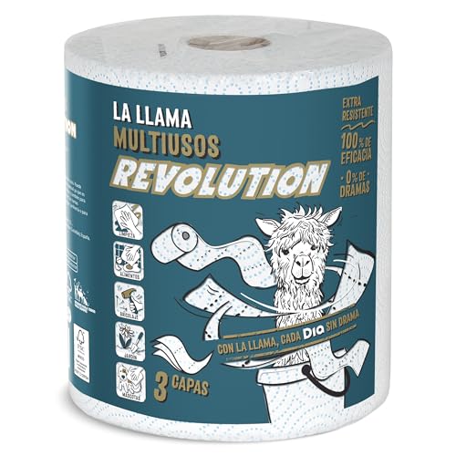 DIA LA LLAMA papel multiusos 3 capas bolsa 1 unidad