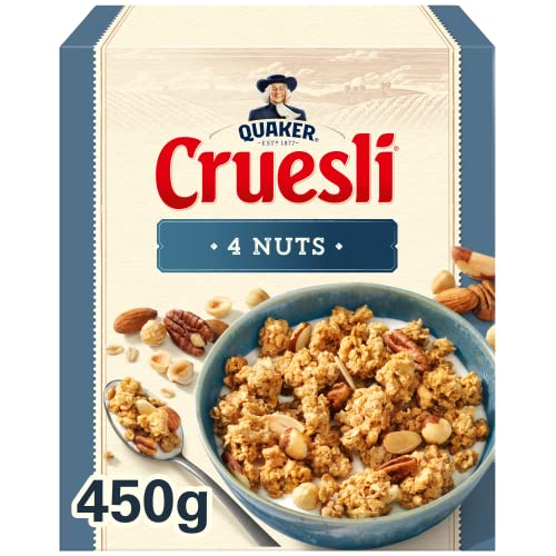 Quaker Cruesli 4 Noten, Doos 6 stuks x 450 g - Image 3