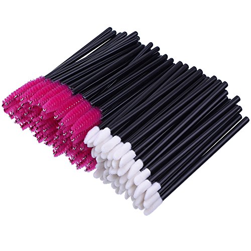 eBoot Eyelash Mascara Brushes Lipstick Gloss Wands Make Up Tool, 200 Pieces