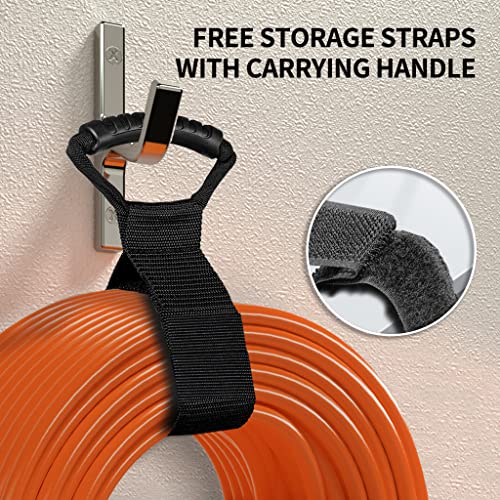 350 Ft Outdoor Extension Cord Waterproof 12/3 Gauge Heavy Duty With Lighted End, Flexible Cold-Resistant 3 Prong Electric Cord Outside, 15Amp 1875W 12Awg Sjtw, Orange, Etl Huanchain #TOP4