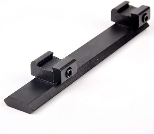 Miniatura 6 de 10 ranuras P.ICA-tinny Rail Caza Alcance Rail Adaptador 0.433 in a 0.787 in 4.882 in para rifle de aire pistola alcance montaje