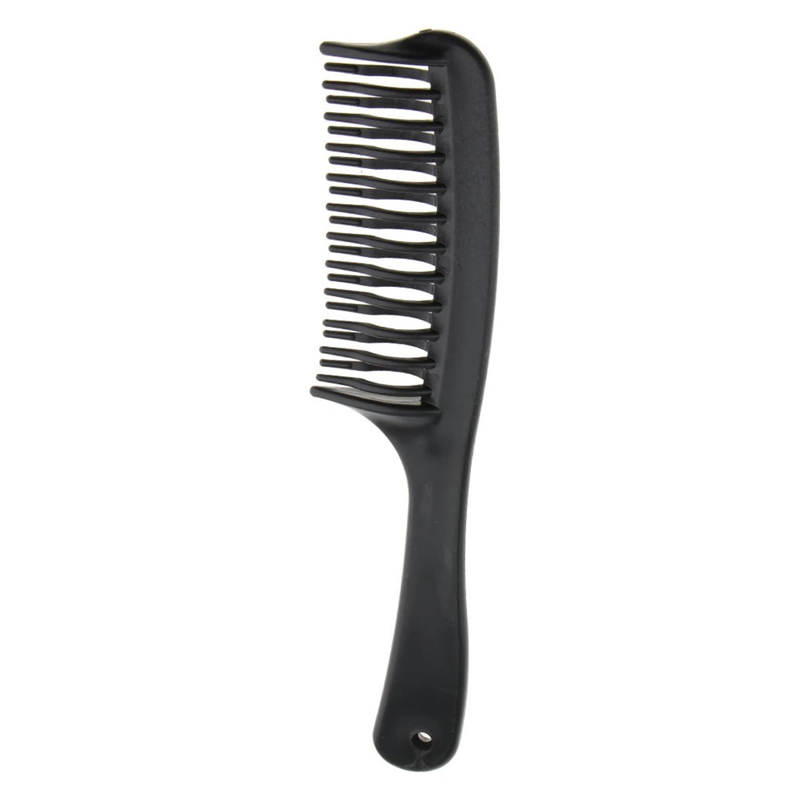 DieffematicSZ Grzebień Plastic Comb Hairdressing Comb Household Styling Comb Black Hair Comb Big Tooth Comb