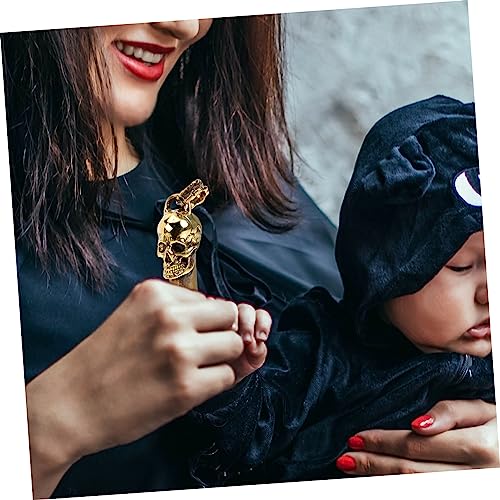 Silbato profesional de cobre con diseño de calavera miniatura 4