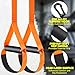 TOBWOLF Adjustable Home Suspension Straps Training Kit, All in One Compact Resistance Trainer Straps & Door Anchors, Suitable for Home Gyms, Travel, Core Training & Full-Body Fitness