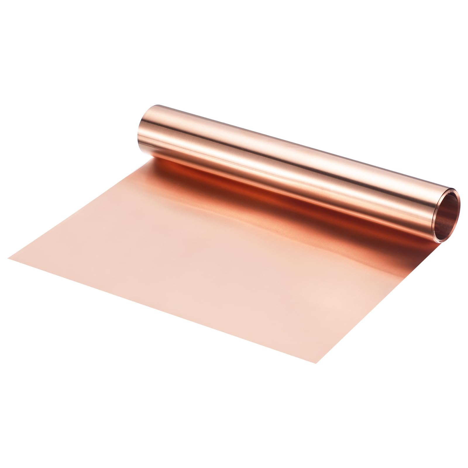 QUARKZMAN Rotolo Lamiera Rame 2000mm x 200mm x 0.1mm Striscia Rame Puro