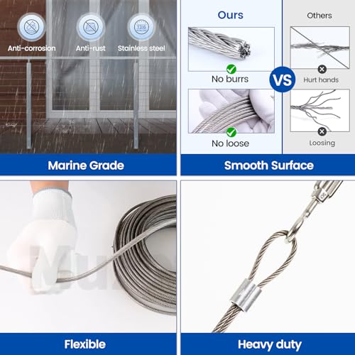 image for Muzata 200 ft 1/8