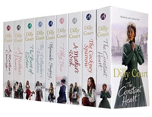 Dilly Court Collection 10 Books Set (A Mother's Promise, The Best of Sisters, Mermaids Singing, The Constant Heart, The Cockney Sparrow, A Mother's Wish, Tilly True, A Mother's Courage and More)