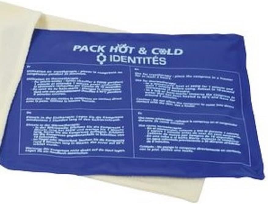 Identités, Compresse Hot Cold, Soulage les Douleurs à Froid, Décontraction Musculaire à Chaud, Gel Non Toxique, Housse Douce et Lavable, Durable, En PVC...