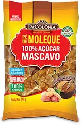 Pé de Moleque 100% Açúcar Mascavo DaColônia 240g