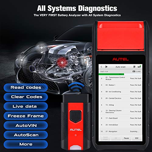 Image of Autel MaxiBAS BT608 (E) Car Battery Tester, Full Systems as MK808S MX808S