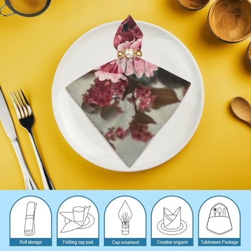 Servilletas de Tela con Flores Pack de 6 miniatura 7
