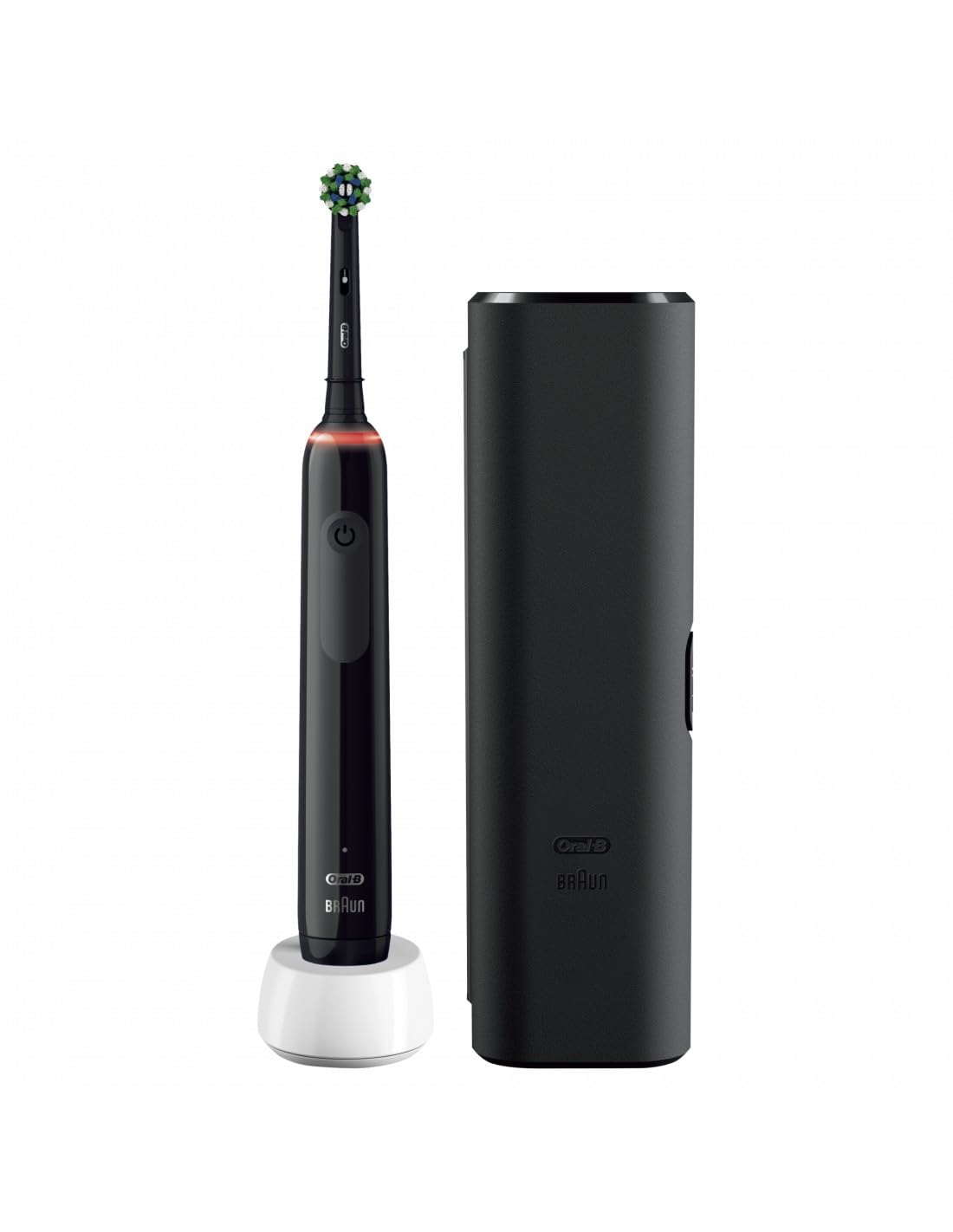 Oral-B Pro 3 3500 | 1 x Replacement Toothbrush Heads, Travel Case