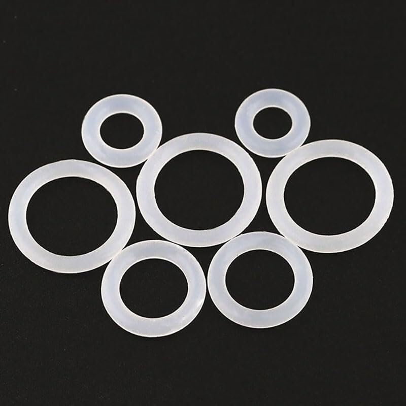 Silikonowe pierścienie uszczelniające O-ringi Podkładka O-ring z gumy silikonowej Biała izolowana wodoodporna okrągła M3-M60(M45 X 3mm/10pcs)