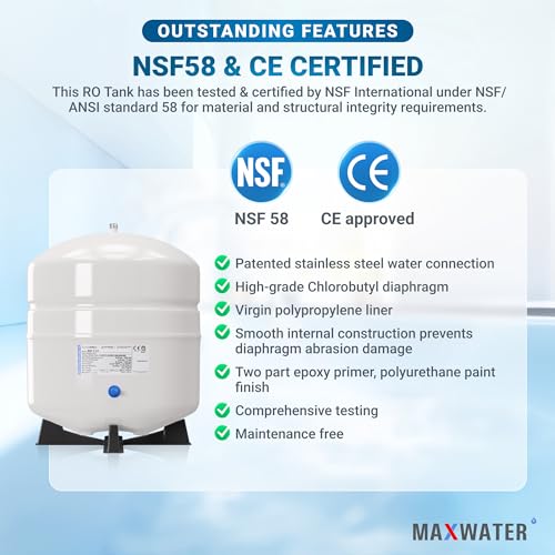 Max Water RO Tank Installed Under Sink