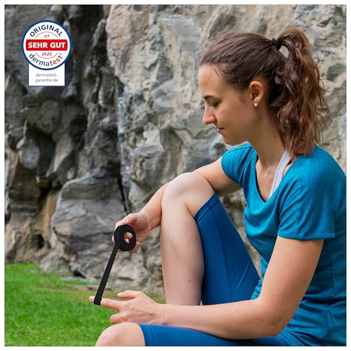 keenon sports® Fingertape – Dermatest: “SEHR GUT“ – Boulder Tape Klettertape – Handtape Volleyball, Basketball, Handball – Sporttape (3 Rollen je 10m, 1,5cm breit, Schwarz)