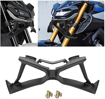 Motorbike Side Wing Deflector Motorcycle Downforce Naked Frontal Spoilers Winglet for MT-09 MT 09 SP 2017-2020 Aerodynamic Wing Front Spoiler Kit