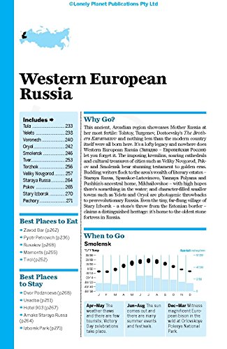 Lonely Planet Russia: Perfect for exploring top sights and taking roads less travelled