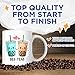 Bliss Monkey Co. Bes Teas Boba Tea Coffee Mug - Kawaii Bubble Lover - Cute Friend 11 Ounce - Design Printed On Both Sides - Premium Quality Ceramic - BMCM7758