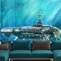 Wall Mural The Beautiful Space World Removable Self-Adhesive Wallpaper Wall Decoration for Bedroom Living Room - 66x96 inches