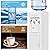 ARLIME Hot & Cold Water Dispenser, Top-Loading Water Cooler Dispenser for 3-5 Gallon Bottles, Child Safety Lock, Removable Drip Tray, Perfect for Home Ofiice, School