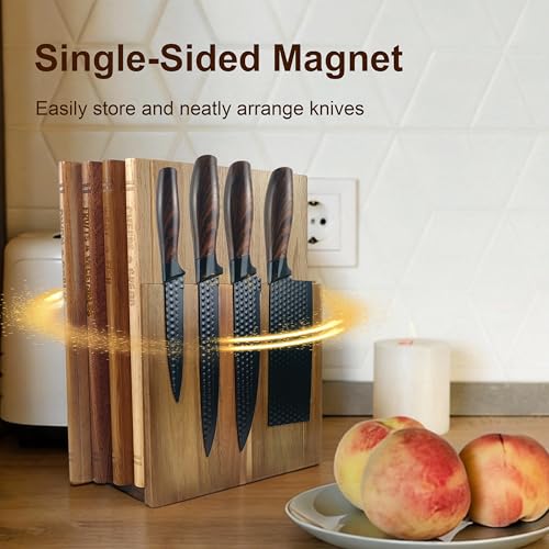 Juego de 4 Tablas de Cortar de Madera Sólida con Soporte Magnético miniatura 3
