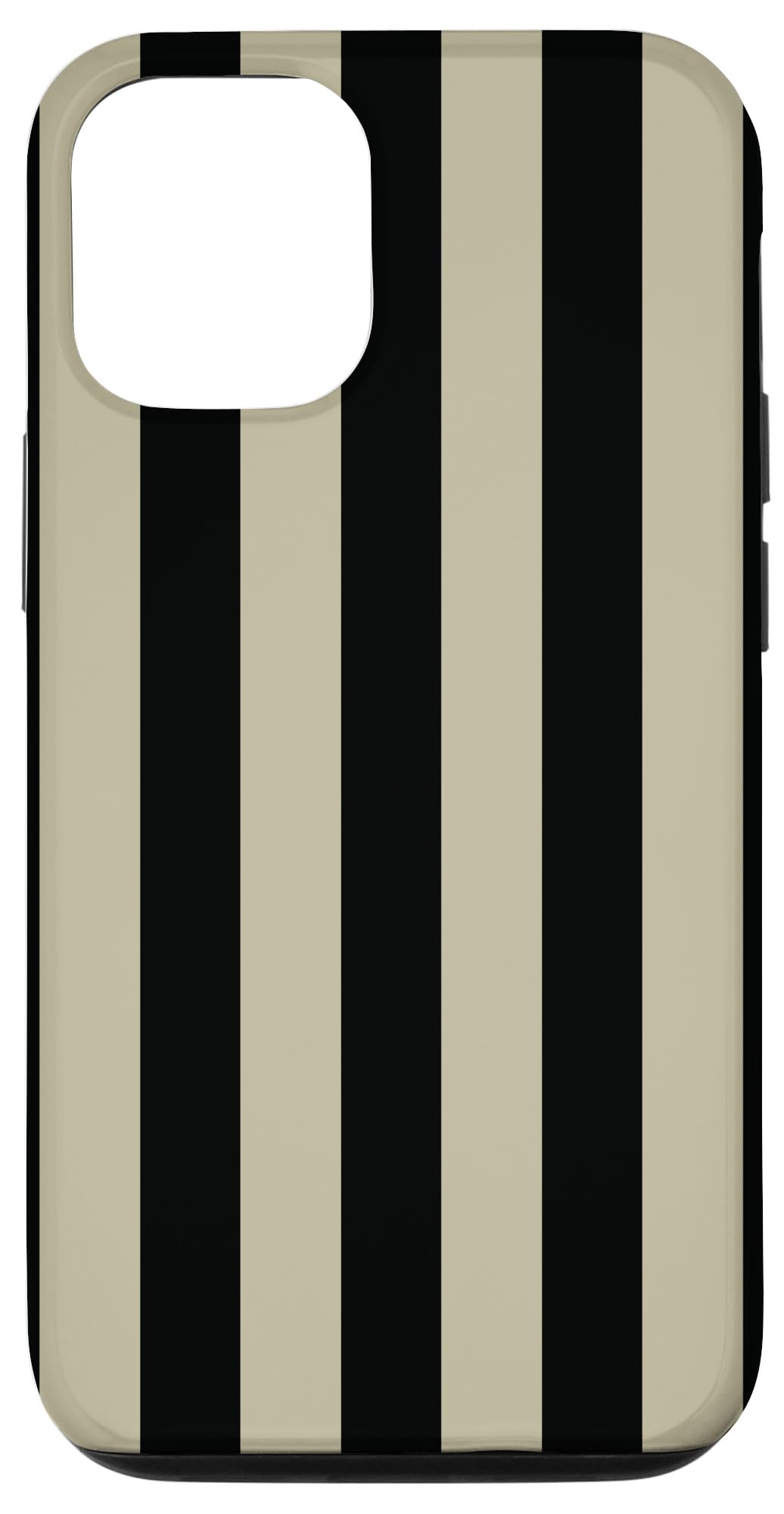 iPhone 12/12 Pro Cute Black and White Stripes Red Violet Purple Pink Pattern Case