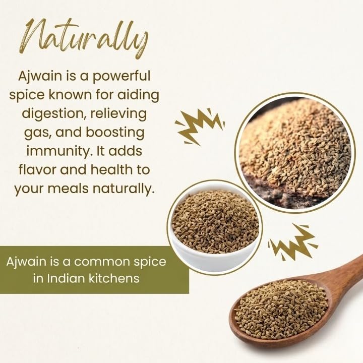 Ajwain | Carom Seeds | 100g | Quality Spices for Cooking, Digestion & Ayurvedic Use