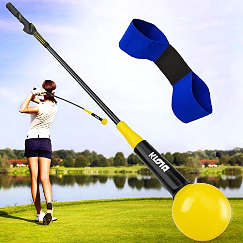 klola Golf Swing Trainer Aid, Golf Training Aid Equipment Golf Warm Up Stick Golf Accessories