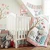 Levtex Baby – Fiona Crib Bed Set – Baby Nursery Set – Pink, Teal, White – Woodland Forest Theme – 5 Piece Set Includes…