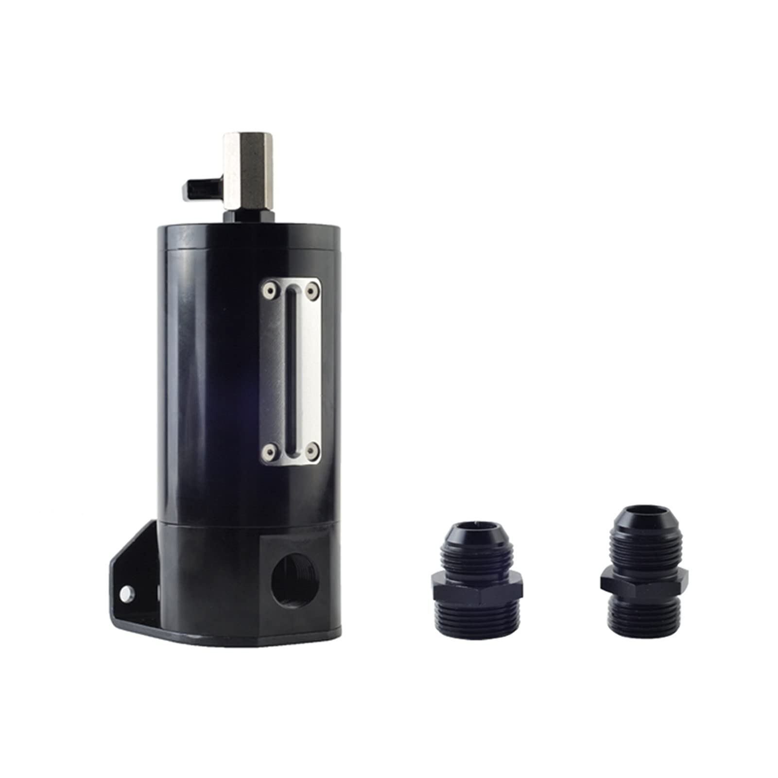 PEHUB Oil Catch Can 10AN 0. 5L Oil Catch Can Reservoir Tank Aluminum With Breather Filter Baffled Oct-1125 Automotive Replacement Fuel System Equipment