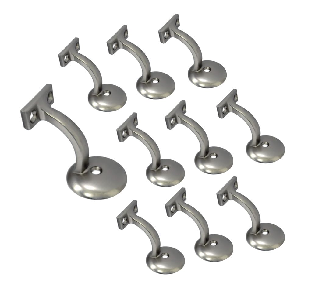 Support de main courante QCAA en zinc moulé sous pression et finition satinée premium