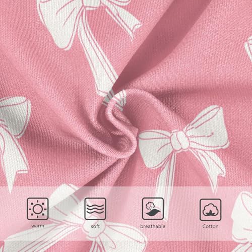 Wusikd Bows Pink Girls' Underwear Cotton Girls Briefs Soft Toddler Underwear 2T3
