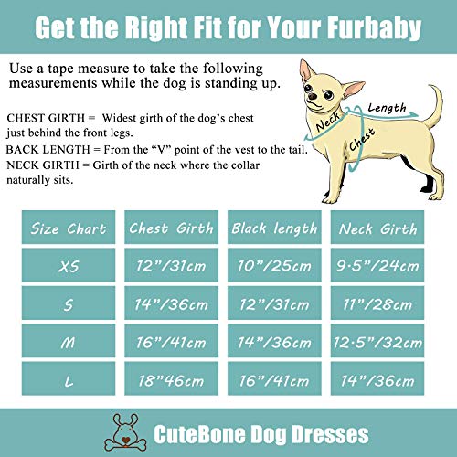 CuteBone Summer Dog Dress with Harness D-Ring for Small Dogs Wedding Cat Clothes Girl Puppy Outfit Pink Shirt Flower… - Image 7