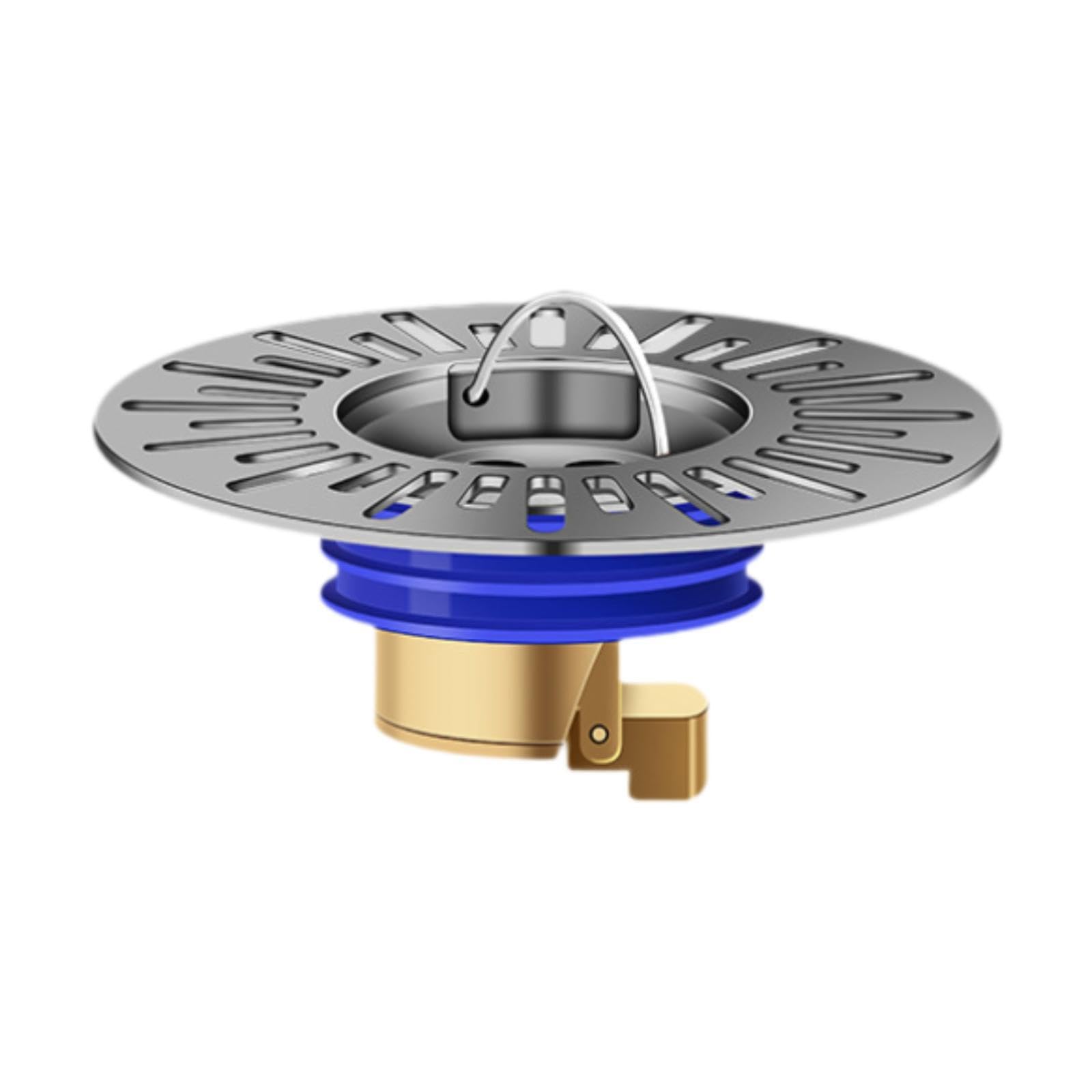 Yixannx Grey Bathroom Floor Drain Stopper Backflow Preventer Reducing Unpleasant Odors While Allowing Efficient Drainage No Matter Condition Floor Drain Backflow, Gray, 70X43mm