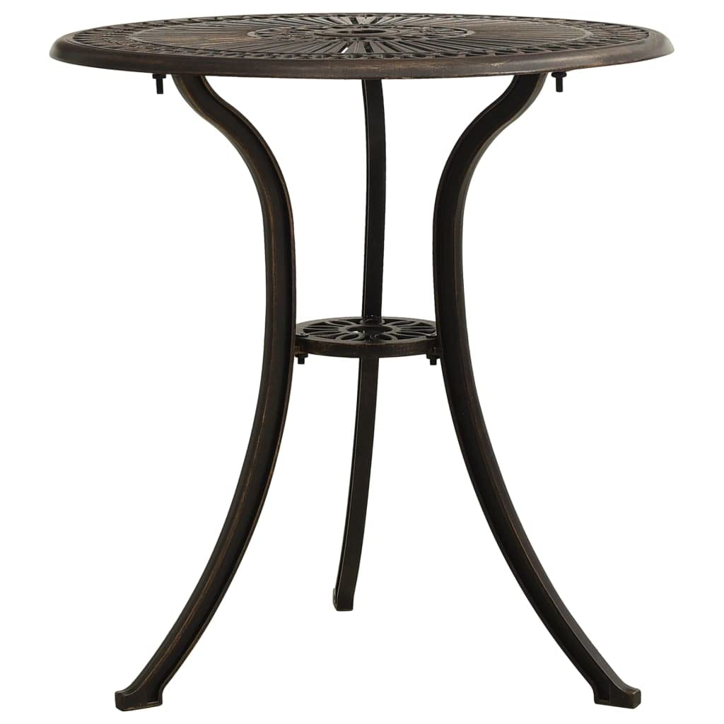 KCCKOM Patio Table Bronze 24.4