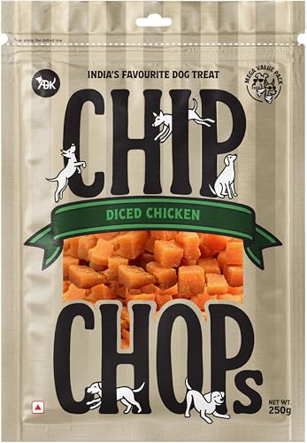Image of Chip Chops Diced Chicken Dog Treats 250g | High Protein Dog Treats for Training & Rewards | Healthy Chicken Dog Snacks, Soft & Easily Digestible Treats for All Dog Breeds & Puppies