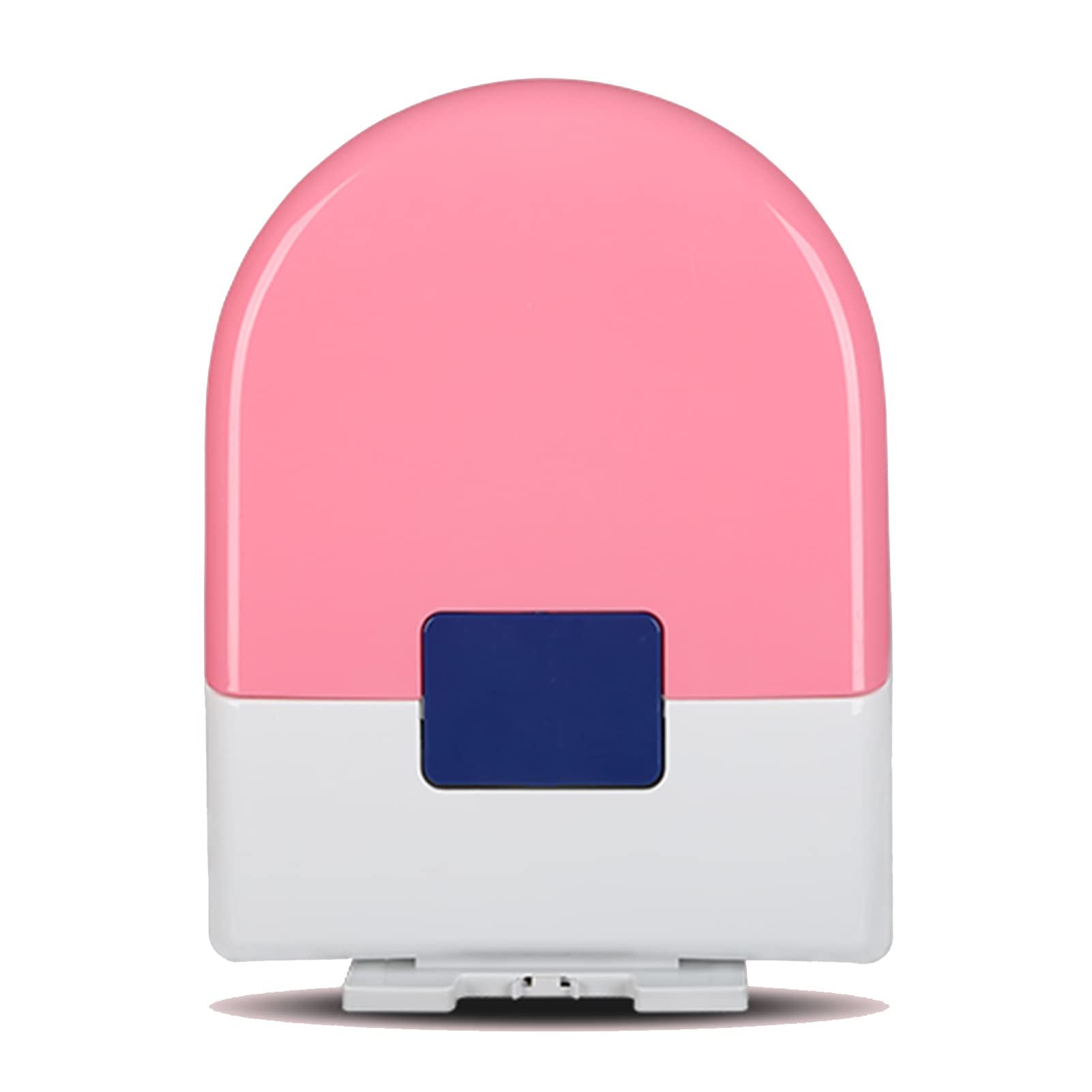 Dxpsxjl Pink Quiet Close Toilet Seat, Durable Plasticadjustableable For Homehotelhospitalkindergarten, Lightweight, Portable, User-Friendly, Compact, Slow, Never, Loosen