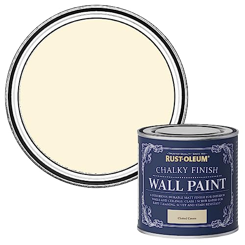 Rust-Oleum Chalky Wall Paint Clotted Cream 125ml