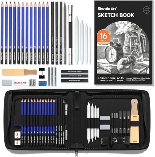 Amazon.co.jp: Shuttle Art スケッチ鉛筆 デッサンツール 子供や
