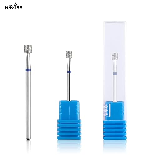 Miniatura 7 de NMKL38 Broca de diamante cónico de 332 pulgadas para cutícula, lima de arte de uñas para máquina de taladro eléctrico, herramienta de manicura y
