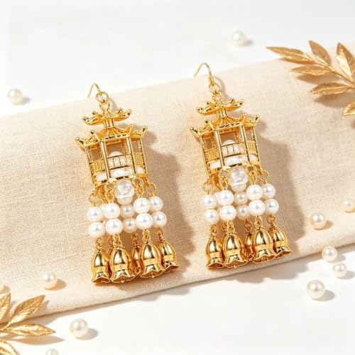 Generic Gold LED Jhumka Earrings for Women - Image 3