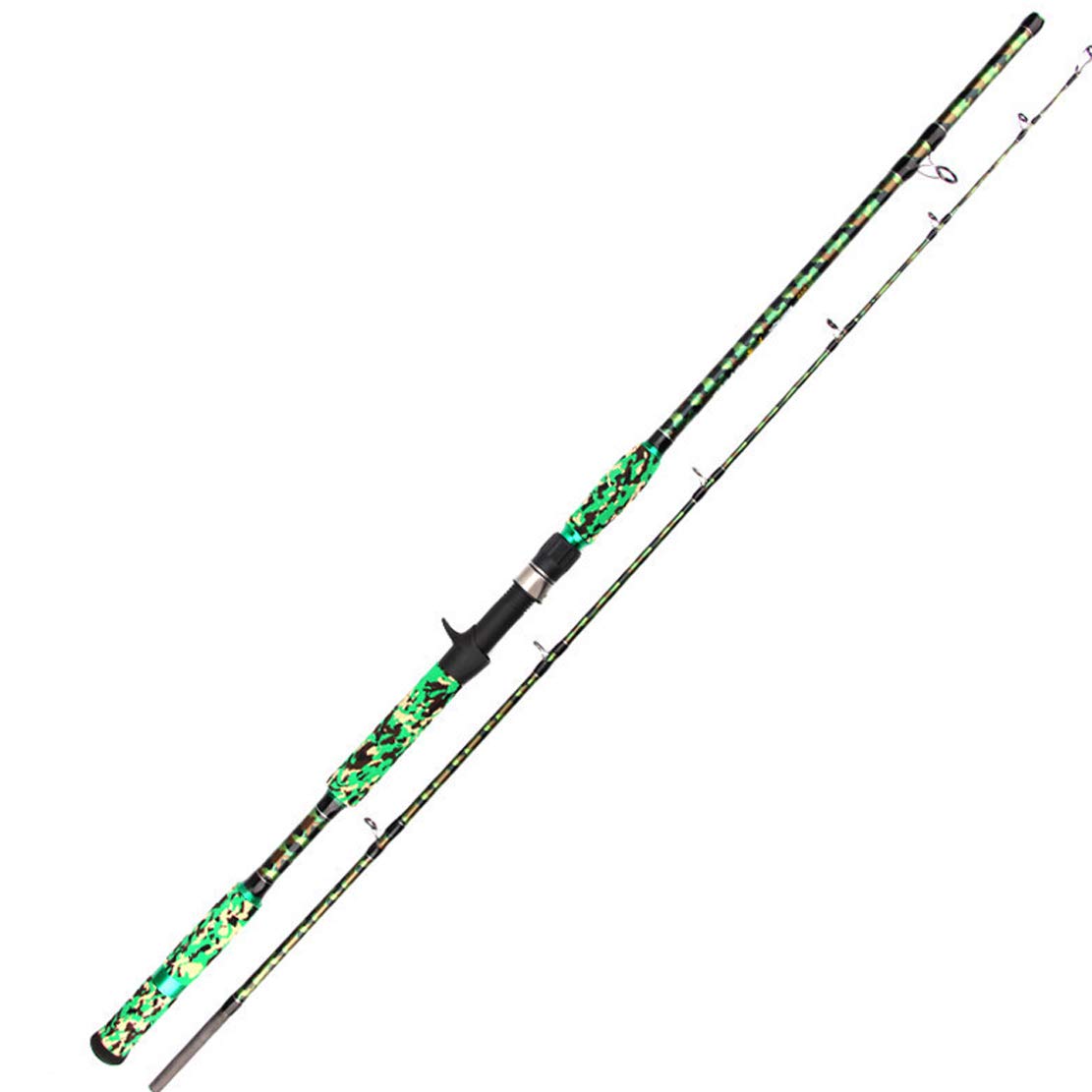 Canna da Pesca Polo Materiale di Carbonio Casting Rod Vernice Mimetica