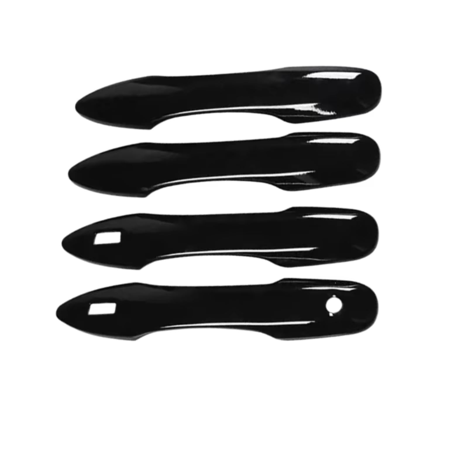 DSPOLIMV Outer Door Handle Cap Compatible with Toyota for Camry for Hybrid 2018-2023 4 PCSSET ABS Anti-Rust Chrome Car Door Handle Cover Exterior Decoration(Black)