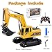 Fitkeepy Remote Control Excavator Toys for Boys 2.4Ghz RC Excavator Toy Toddler Boy Toys RC Construction Toys Vehicle for Boys 8-12 Year Old Kids Kids Girls Toddler