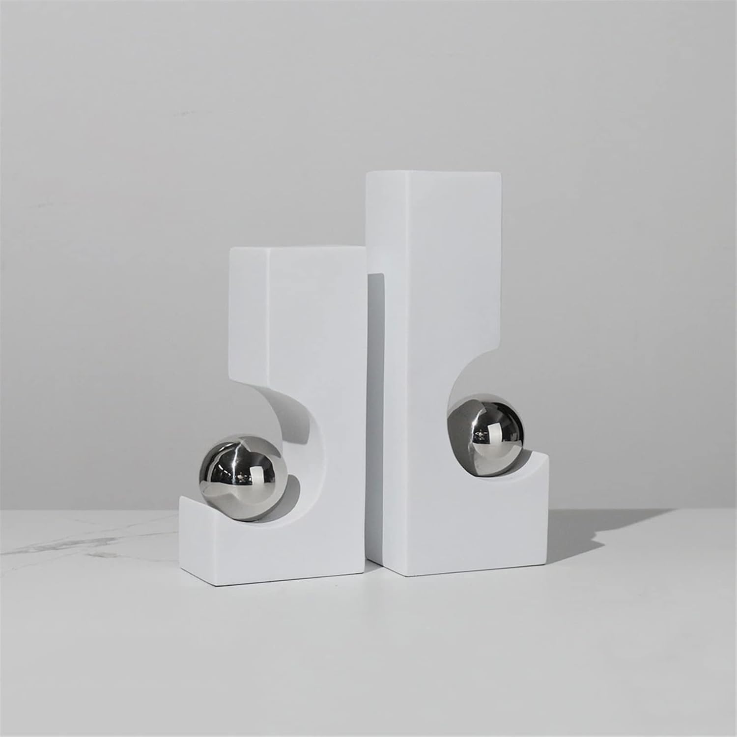 GaRcan Bookends,Modern Minimalist Light Luxury Home Decoration Study Bookcase Bedroom Bookend Decoration Home Soft Decoration Book Ends