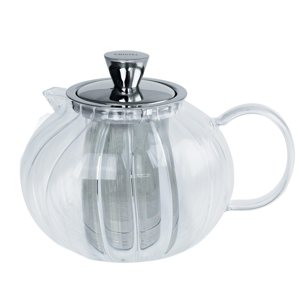 Cristel - Théière Gyokuro en Verre Boroscilicate filtre inox dévissable 1,2L - CRISTEL