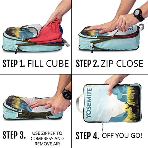 Compression Packing Cubes for Travelers